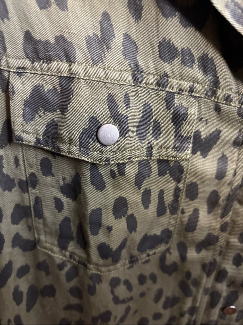 Rails Olive Leopard Utility Jacket - Picture 5 of 7